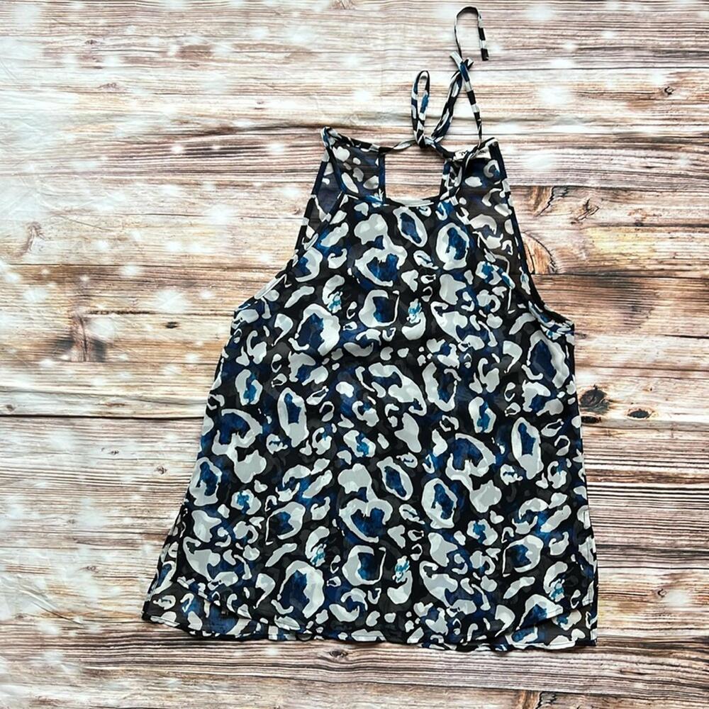 💚 Show Me Your MuMu | El Bandito Blue Pattern Tank